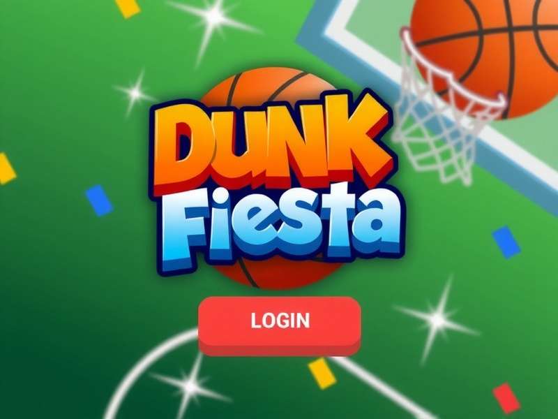 Dunk Fiesta Login Button